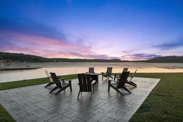 Patio and lawn